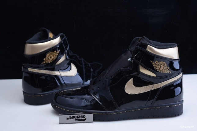 Rep TBkick 555088-032 GOLD BLACK JORDAN (2020) AIR METALLIC HIGH RETRO 1 0819